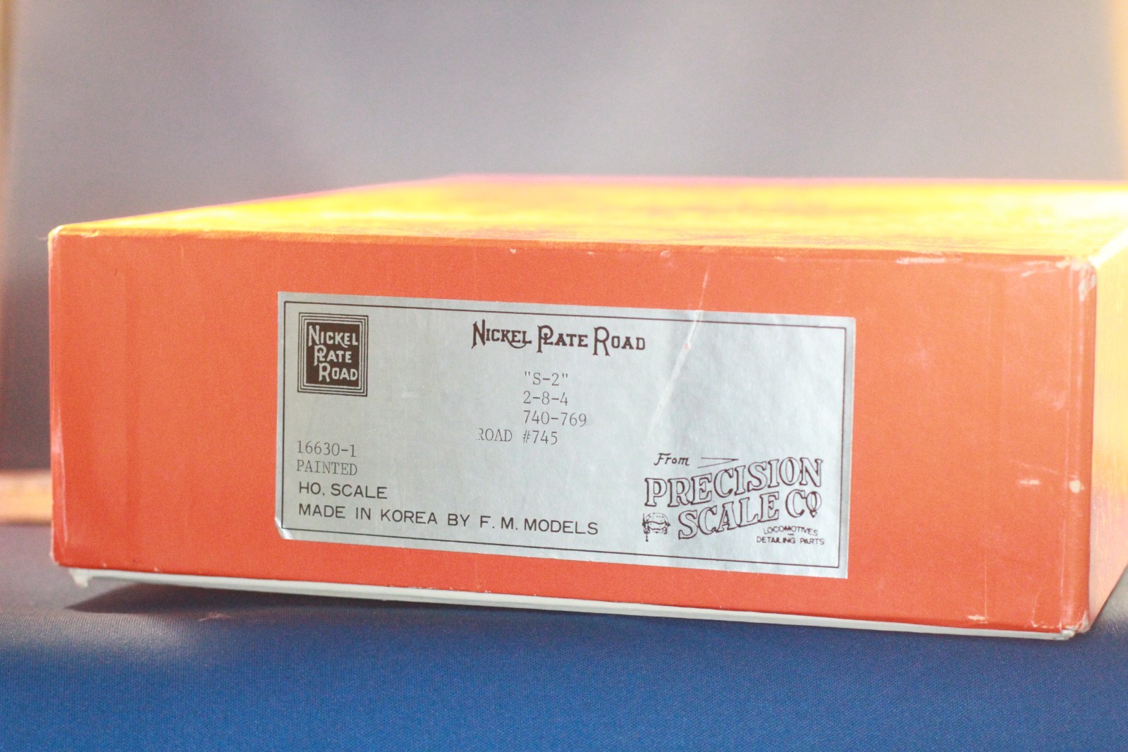 JP HO Brass Precision Scale Nickel Plate Road NKP #745 2-8-4 S-2 Berkshire