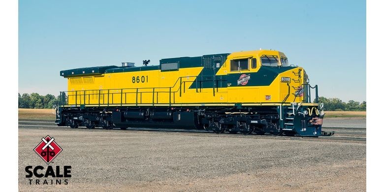 HO ScaleTrains Rivet Counter SXT33467 Chicago & Northwestern CNW #8624 GE C44-9W