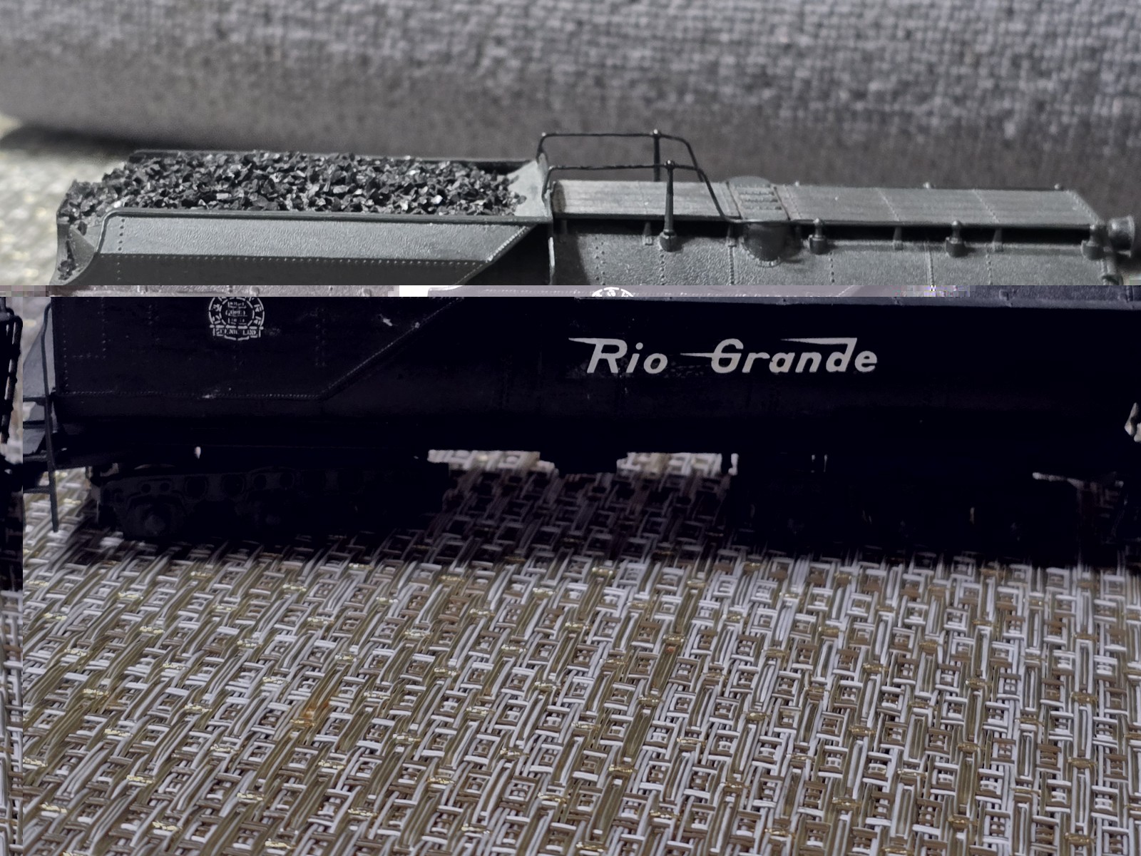 Rivarossi MadeinItaly Vintage HO B&O Steam Locomotive1854 w/RioGrandeTender 9570