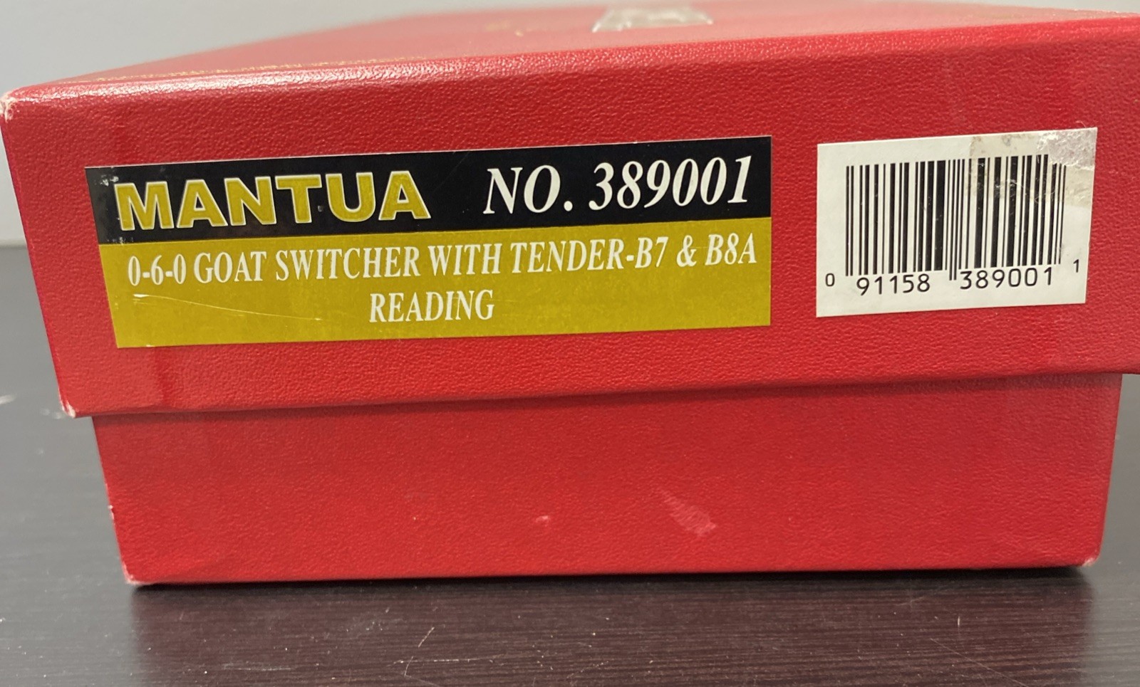 Mantua Classics HO Reading 0-6-0 Goat Switcher w/ Tender B7 & B8A 389001 #1345