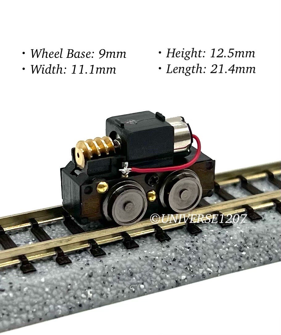N/HOn30/HOe/009 Tsugawa Super Mini Locomotive Power Drive Chassis NIB H0e O9