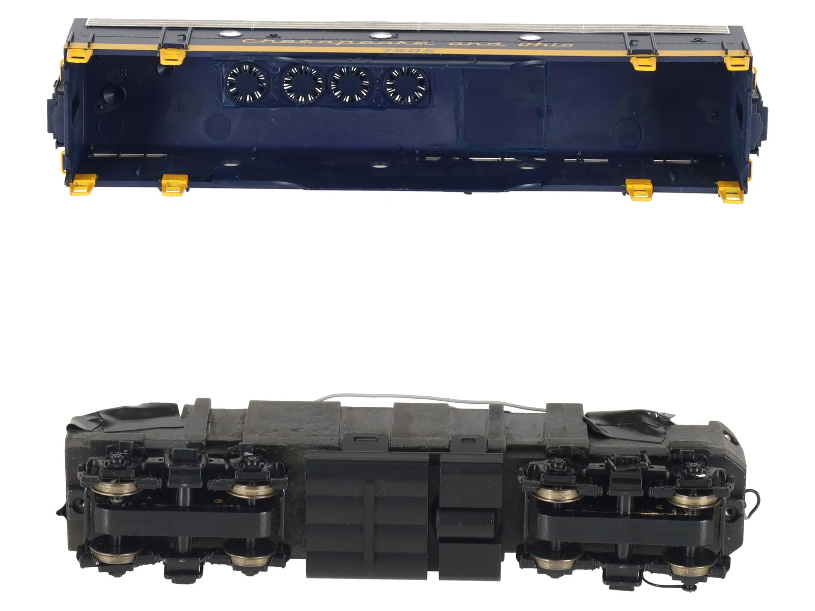 InterMountain 49519WD-01 HO Scale C&O EMD F-7B Diesel B Unit #7505 w DCC & Sound