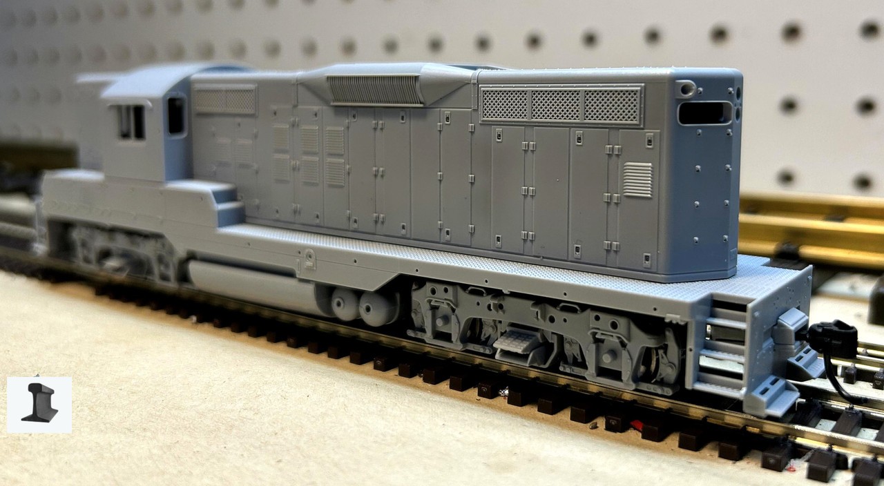Walthers Proto HO Scale ~ EMD GP9 Phase II ~ Undecorated ~ DCC Sound ~ 920-42726