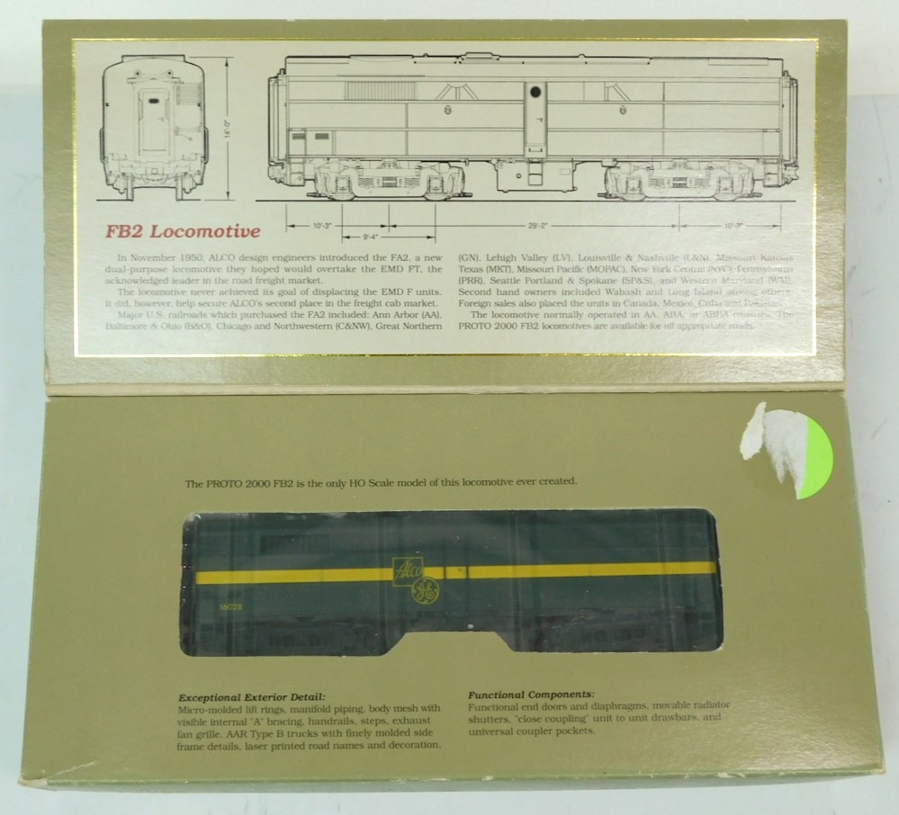 Used Life-Like 8326 HO Demo FB2 Diesel Engine #1602B (Non-Powered) w/Box