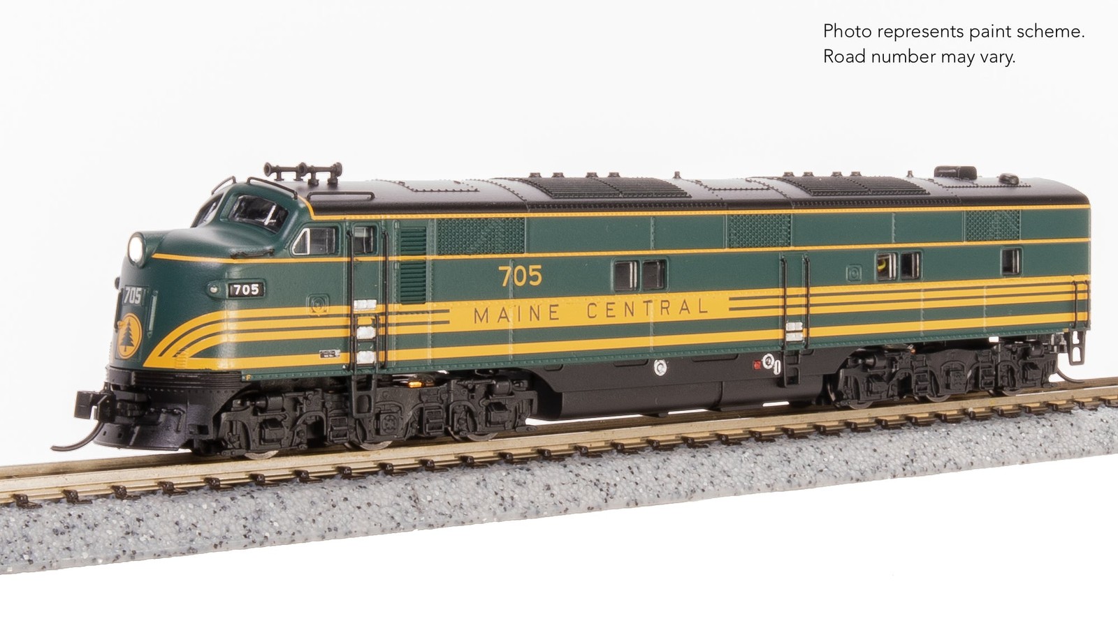 Broadway Limited BLI 8765 N Scale MEC Maine Central EMD E7A Locomotive DCC/Sound