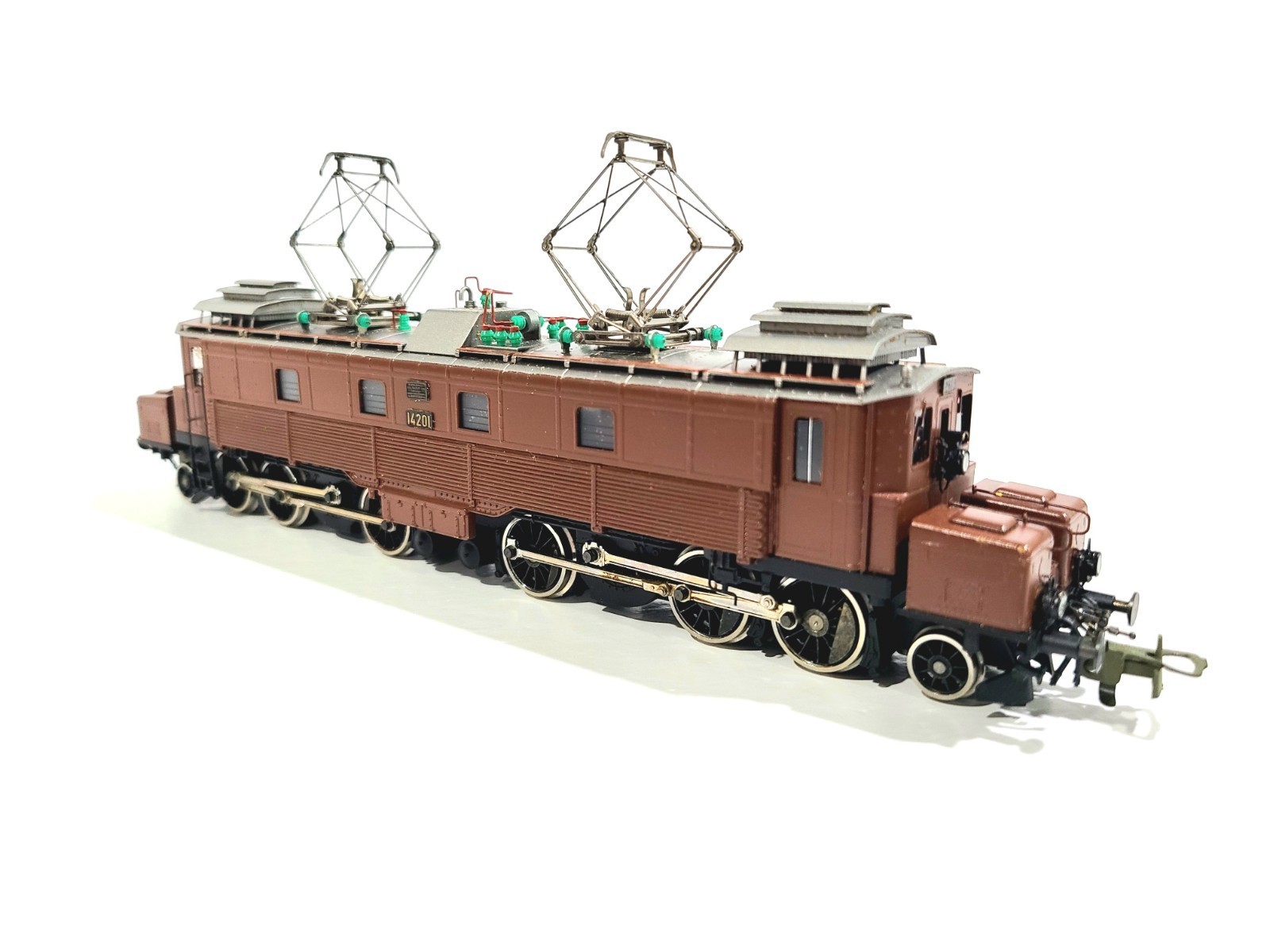 Metropolitan SBB-CFF Ce 6/8 Schlotterbut Brown #14201 HO Brass Model #742