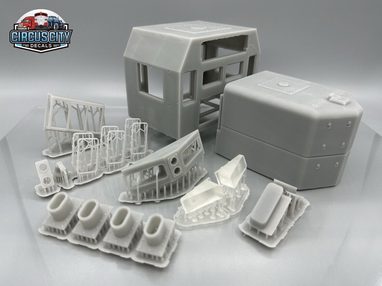 USAT GP7u Topeka Cab/Nose Conversion Kit 3d Printed G 1:29 Scale