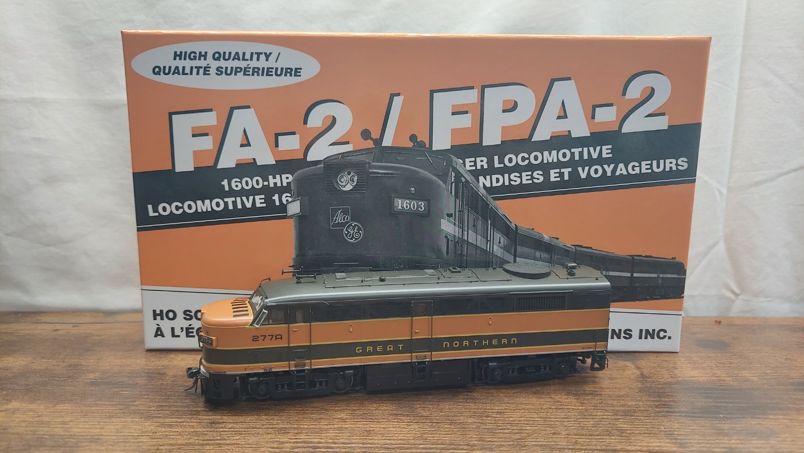 HO Scale Rapido FPA-2 Great Northern #277A DCC Sound
