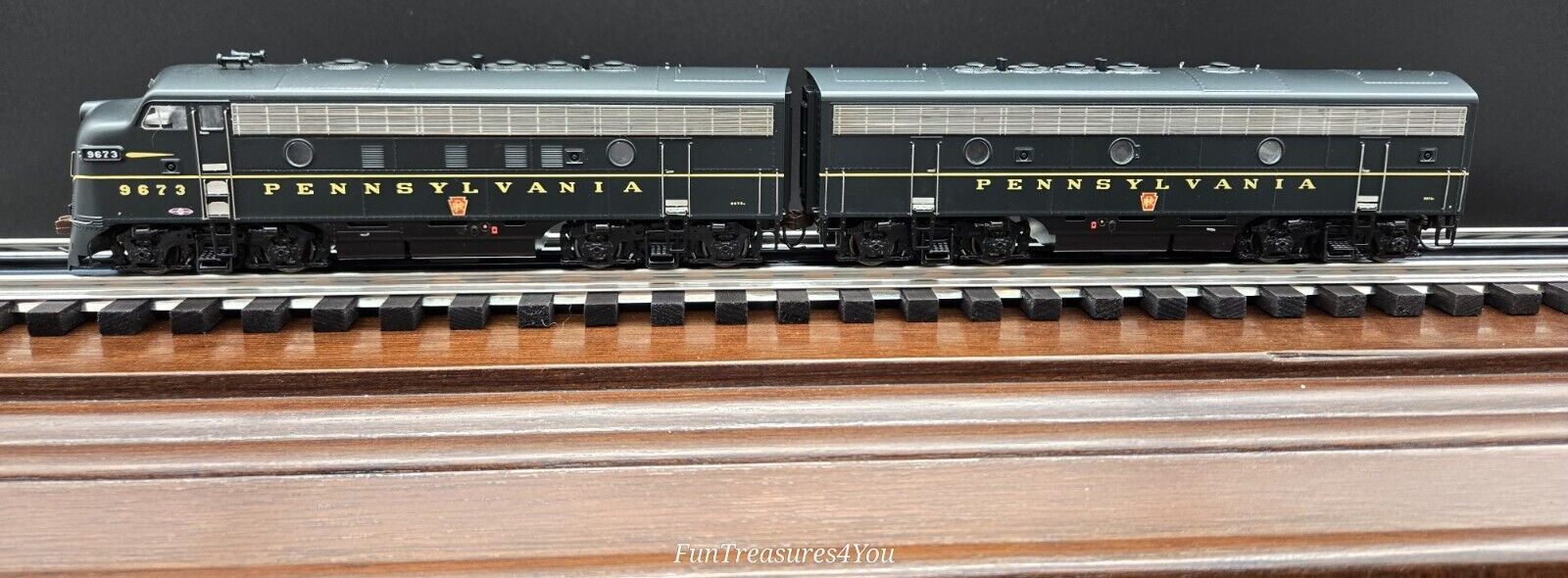 🚂 HO Scale Athearn Genesis G15014 G15015 Pennsylvania F7A-F7B #9673 0G1501aC LN