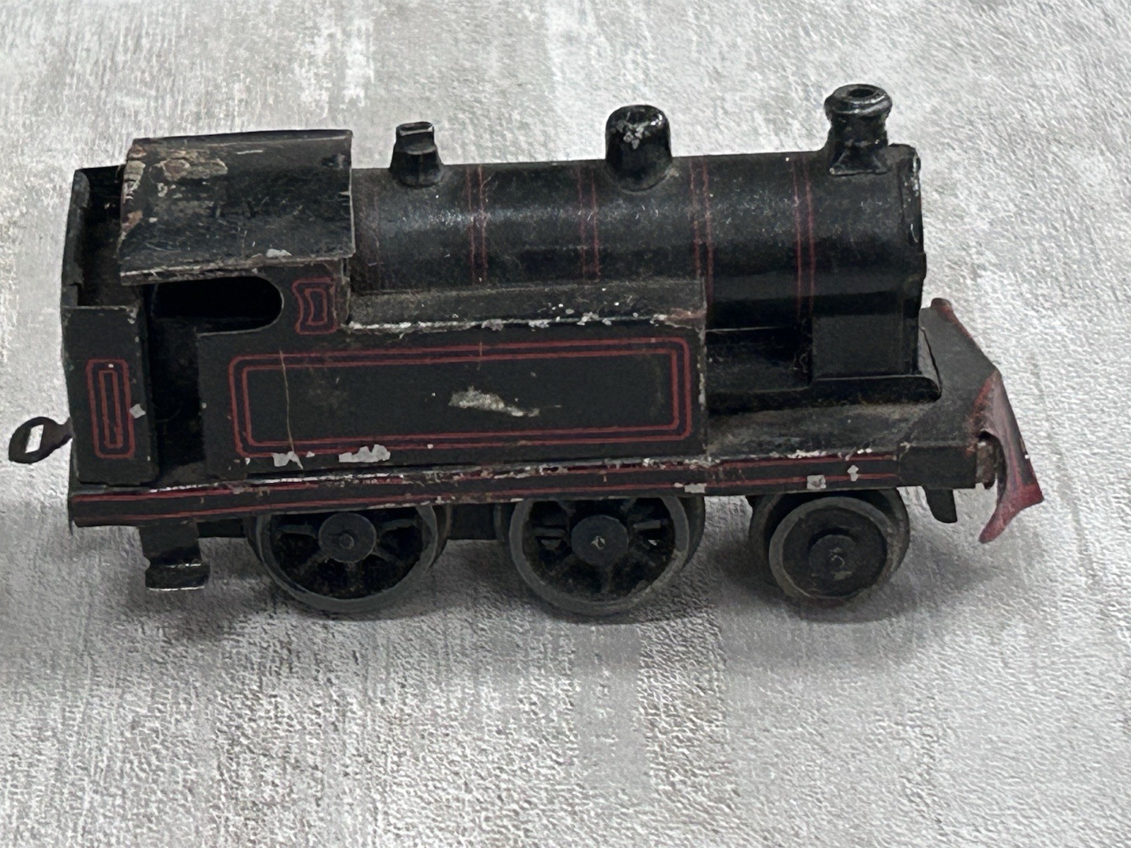 Vintage Bing Railway Clockwork Locomotive Model Toy Train No Key Un-Tested