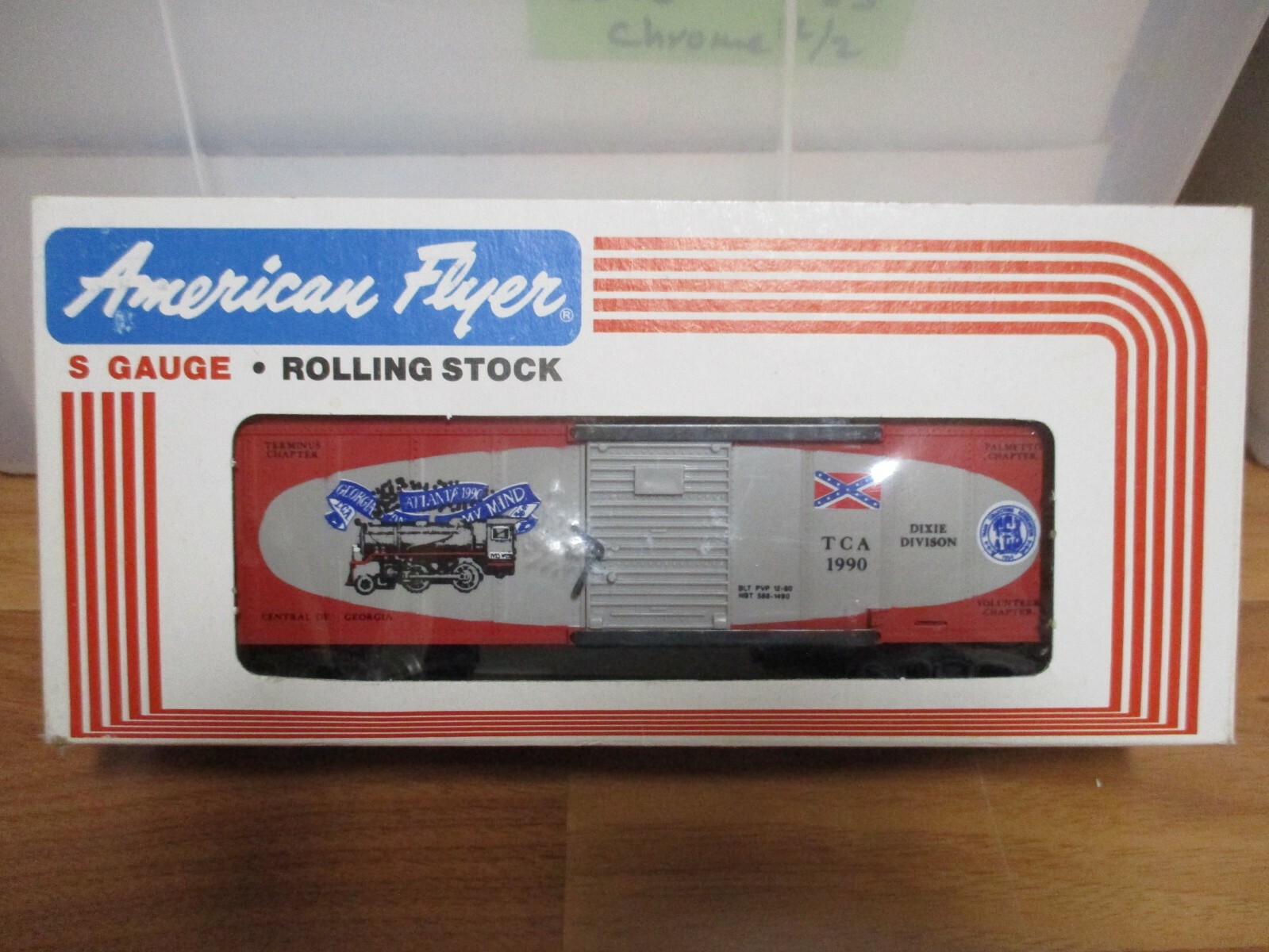Amer Flyer 6-48473 TCA Dixie boxcar (4/26/20)