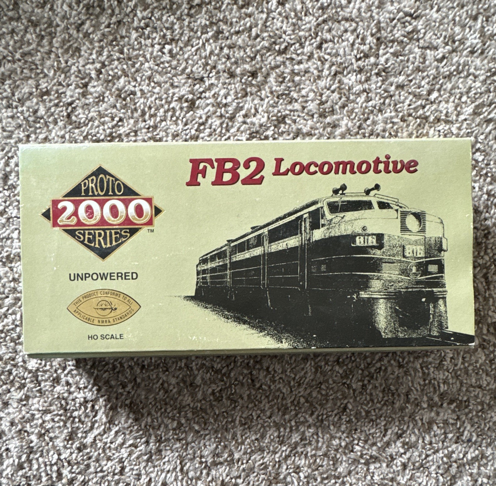 PROTO 2000 FB2 Diesel Locomotive HO Lehigh Valley Unpowered Analog Maroon