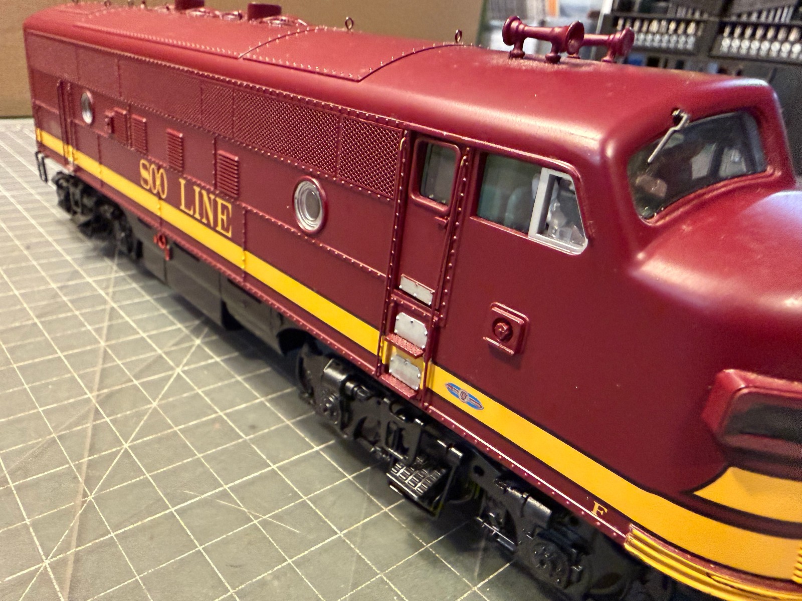 MTH O Train SOO F3 DIESEL 202A SLAVE POWER LOCOMOTIVE from ABA 20-20404-1 Set A