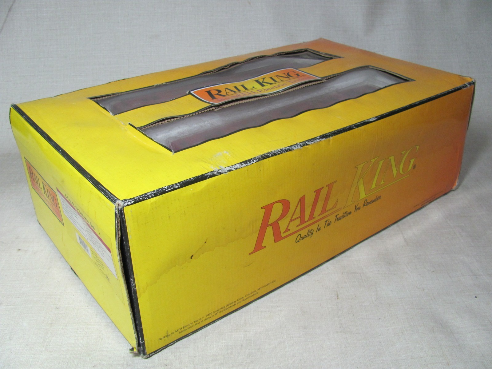 MTH RAIL KING METROPOLITAN TRANSPORTATION R-12 4-CAR SUBWAY SET PROTO-SOUND NOB