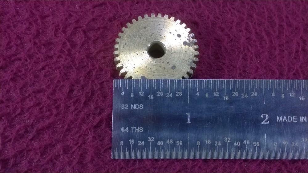 #4 LIONEL POST WARE REPRO 773-16 BRASS WORM WHEEL – AXLE GEAR