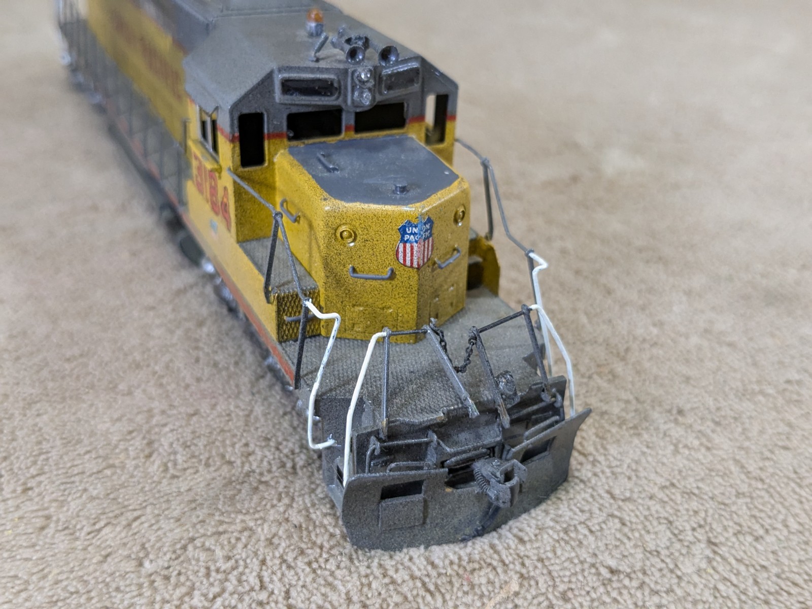 ALCO D-167 EMD SD40-2 Union Pacific KMT 3184 Weathered