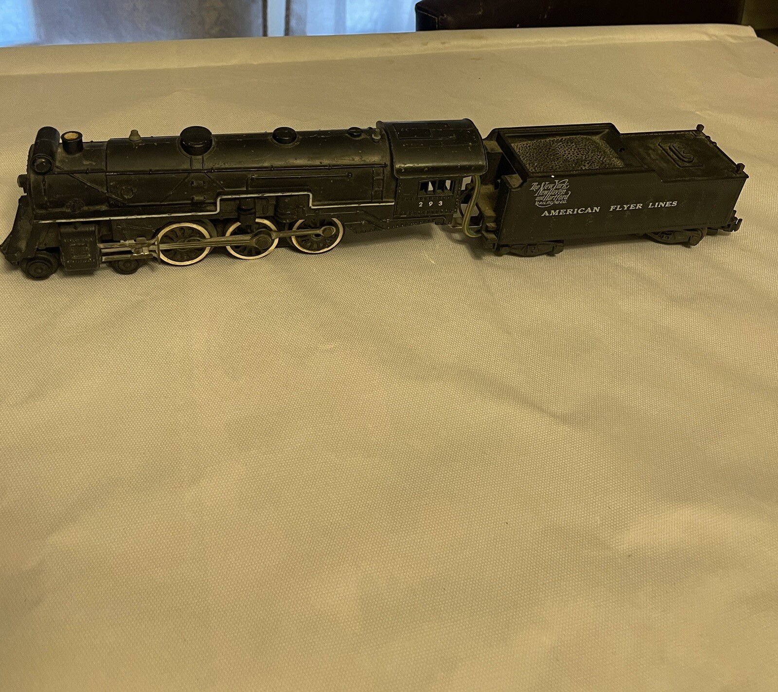 America Flyer S Gauge Diecast 4-6-2 Steam Locomotive Train Engine 293 & Tender