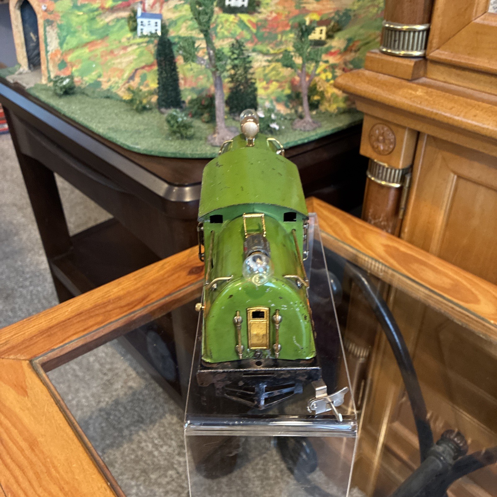 ~Smooth Runner~Lionel Prewar O Gauge 254 (Pea Green) Manual Reverse! SEE VIDEO!