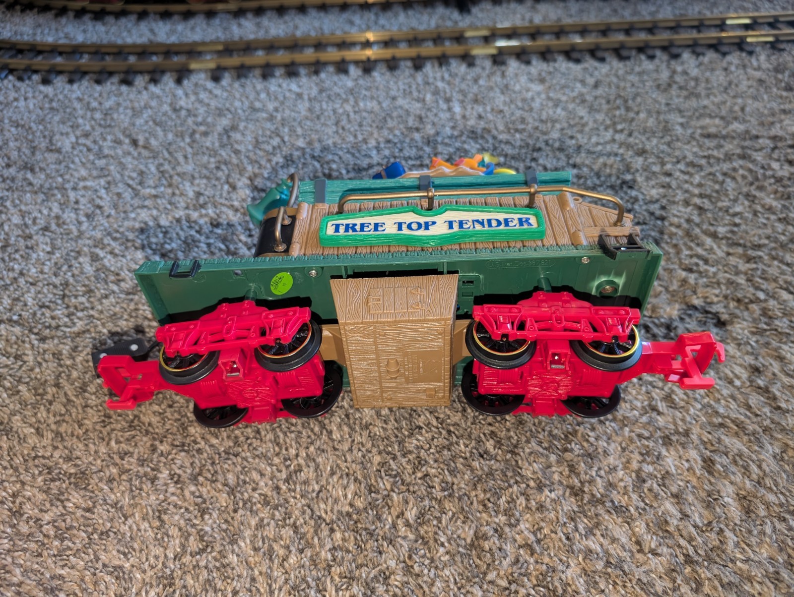 New Bright Holiday Express Dillards Brown TREE TOP TENDER train car