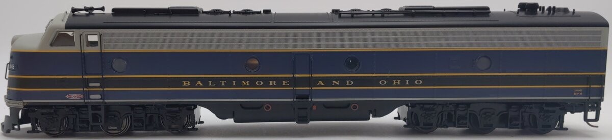 American Models S Gauge E8 Baltimore and Ohio Diesel Locomotive #1445 EX/Box