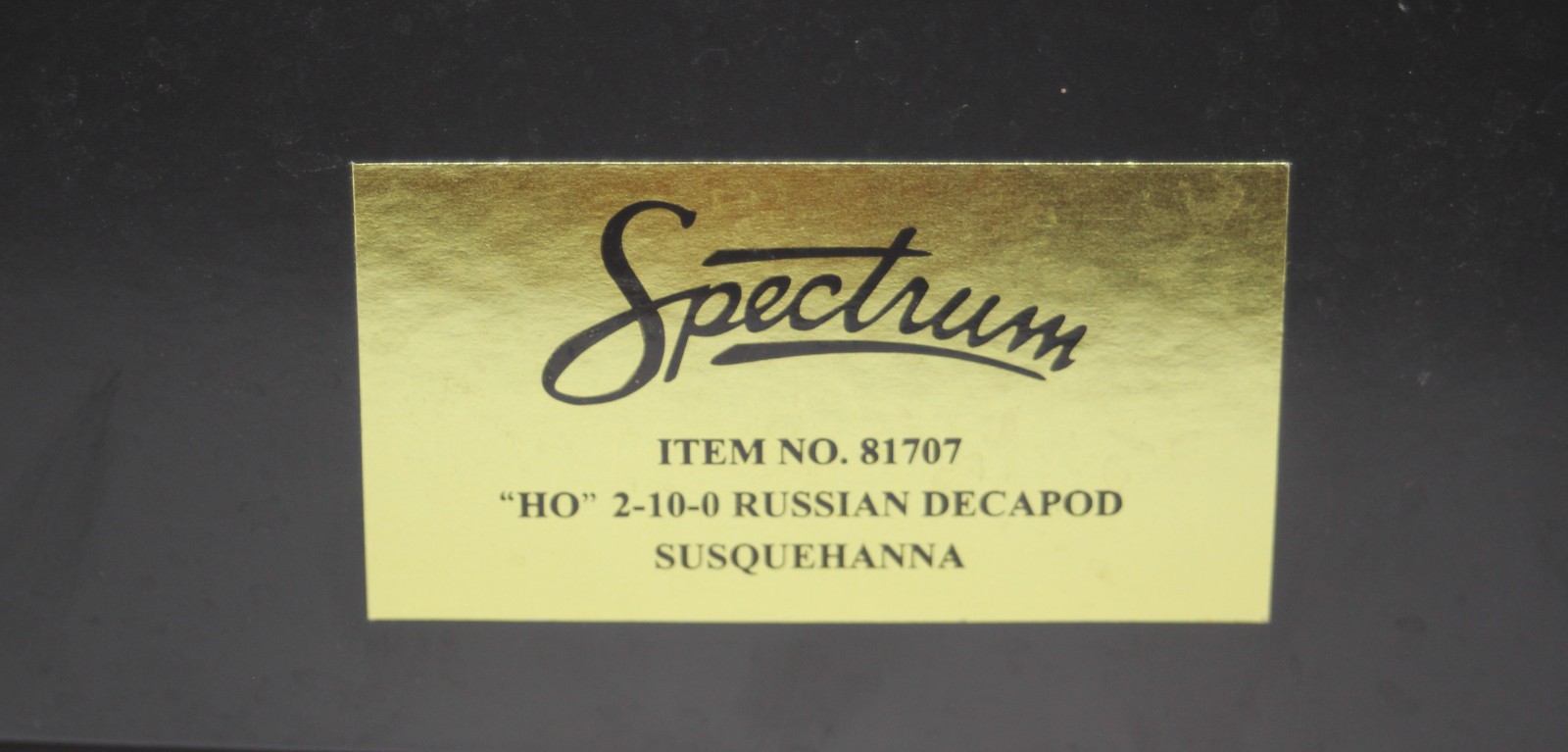 Spectrum 2-10-0 Russian Decapod Steam Locomotive – Susquehanna