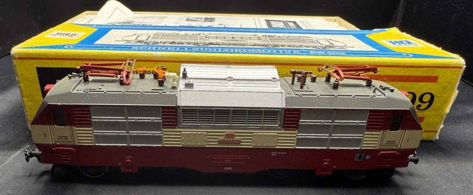 PIKO SCHNELIZUGLOKOMOTIVE ES 499 HO ELECTRIC LOCOMOTIVE 5/6220-002 RED TESTED!