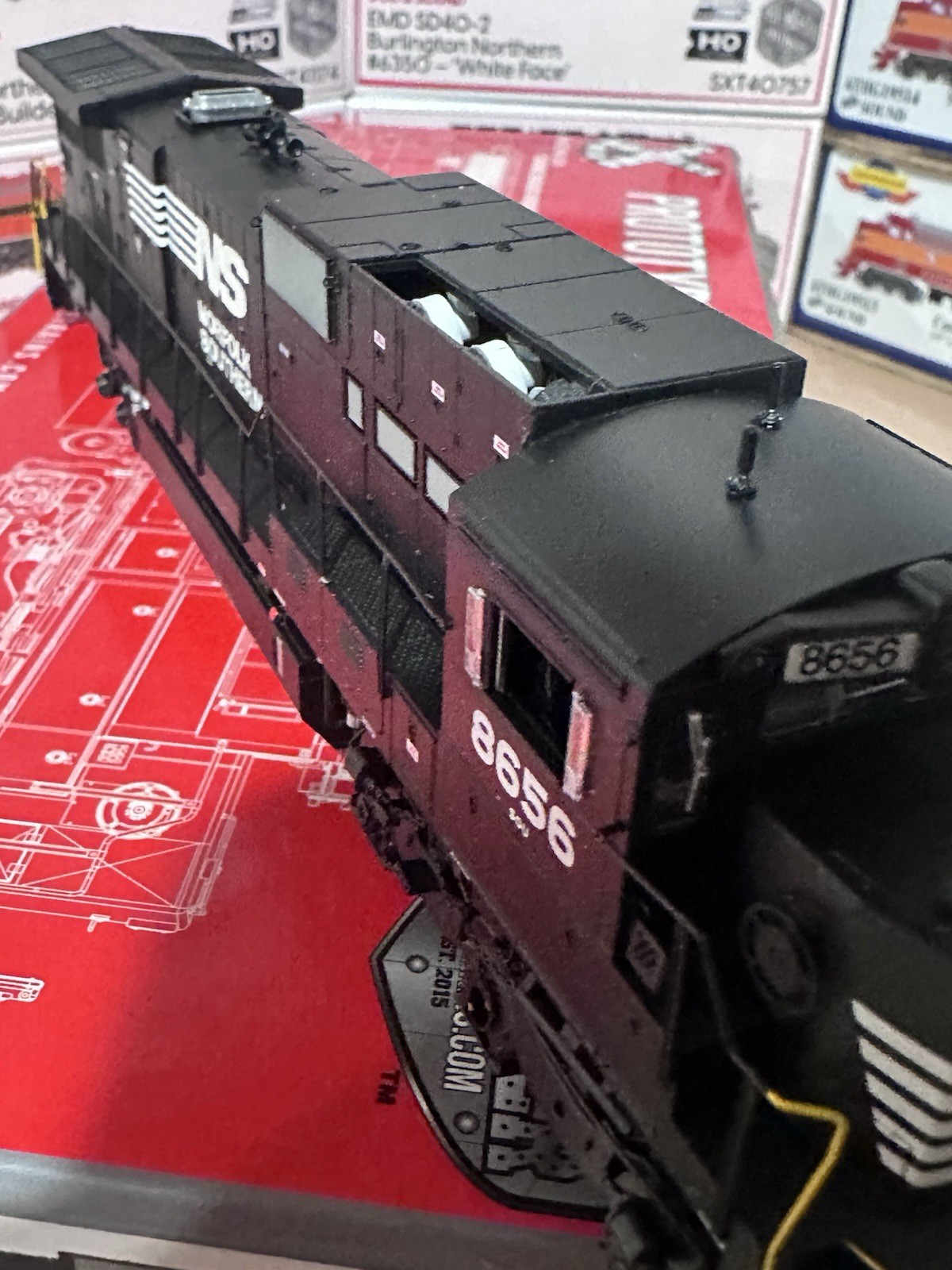 Scaletrains HO GE C39-8 Phase III Norfolk Southern #8656 DCC&Sound USED Heavily