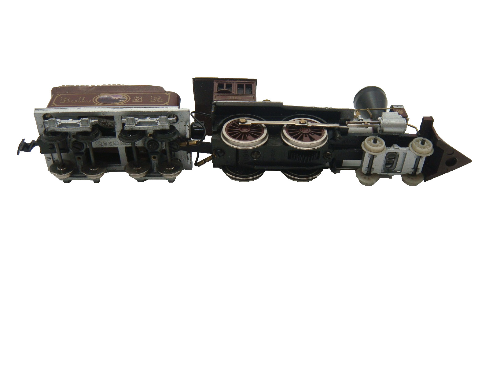Mantua General 3960 locomotive HO 4-4-0 American 305 W 3280 Tender R.I.&P. READ