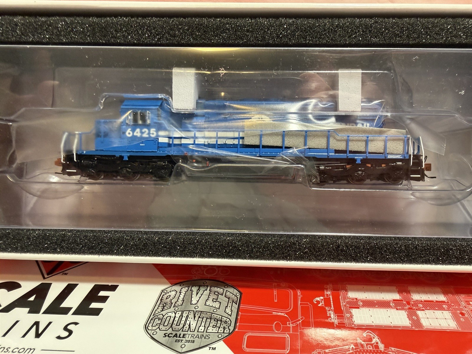 n scale scaletrains rivet counter Conrail SD40-2 #6425 DCC AND SOUND