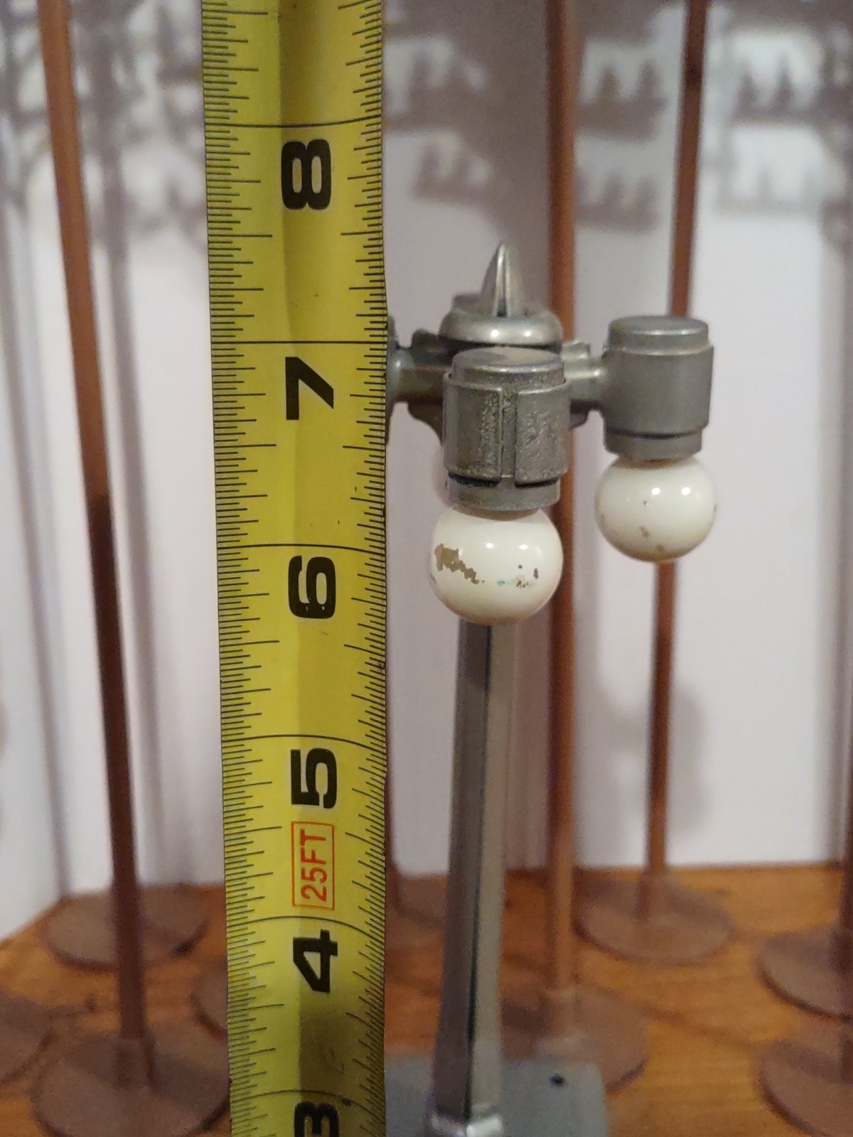 Vintage G Scale 13″ Utility Telephone Poles Lot Of 12 Street Lamp 2 Signal Light
