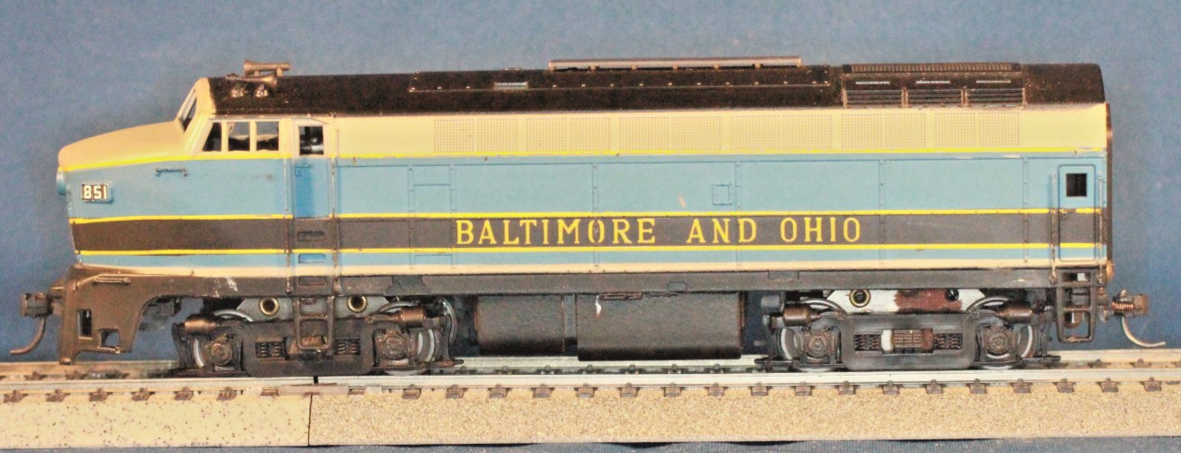 JP HO Baldwin Sharknose Powered w/ Cary Metal Shell B&O Baltimore & Ohio #451