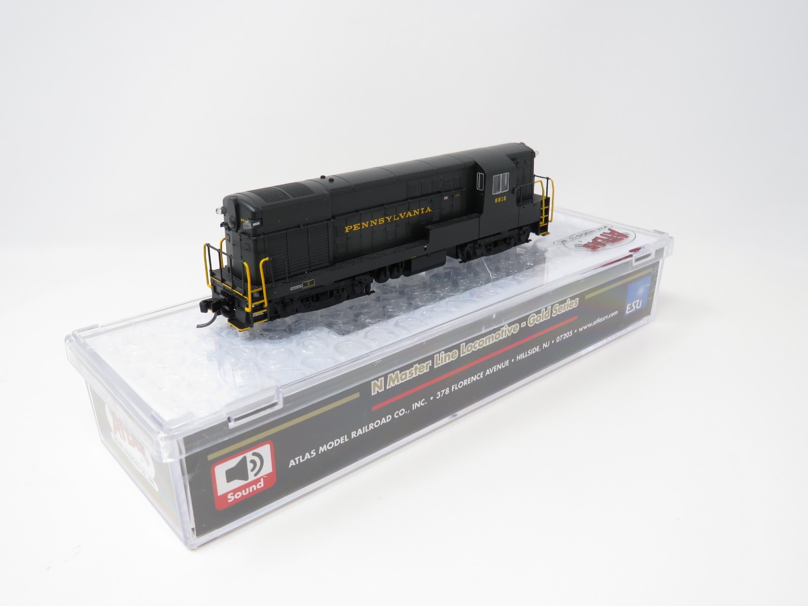 Atlas N 40005549 DCC Sound Pennsylvania PRR FM H16-44 Diesel Locomotive Freight