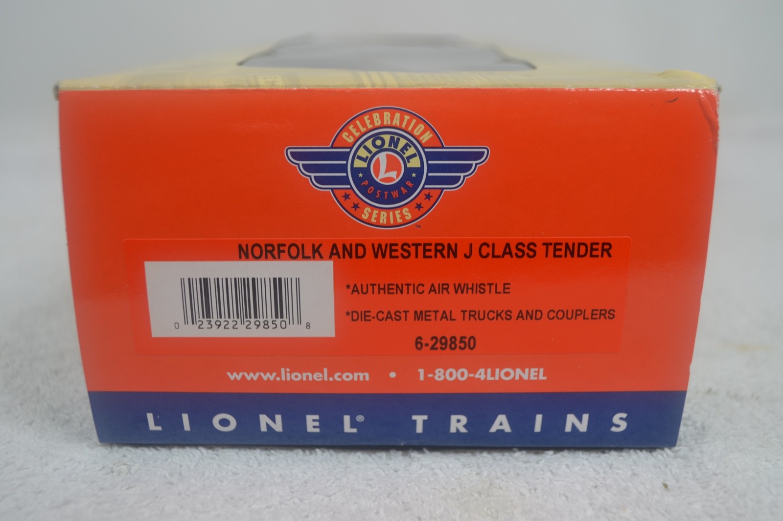 LIONEL 6-29850 NORFOLK AND WESTERN J TENDER, MINT-BOXED