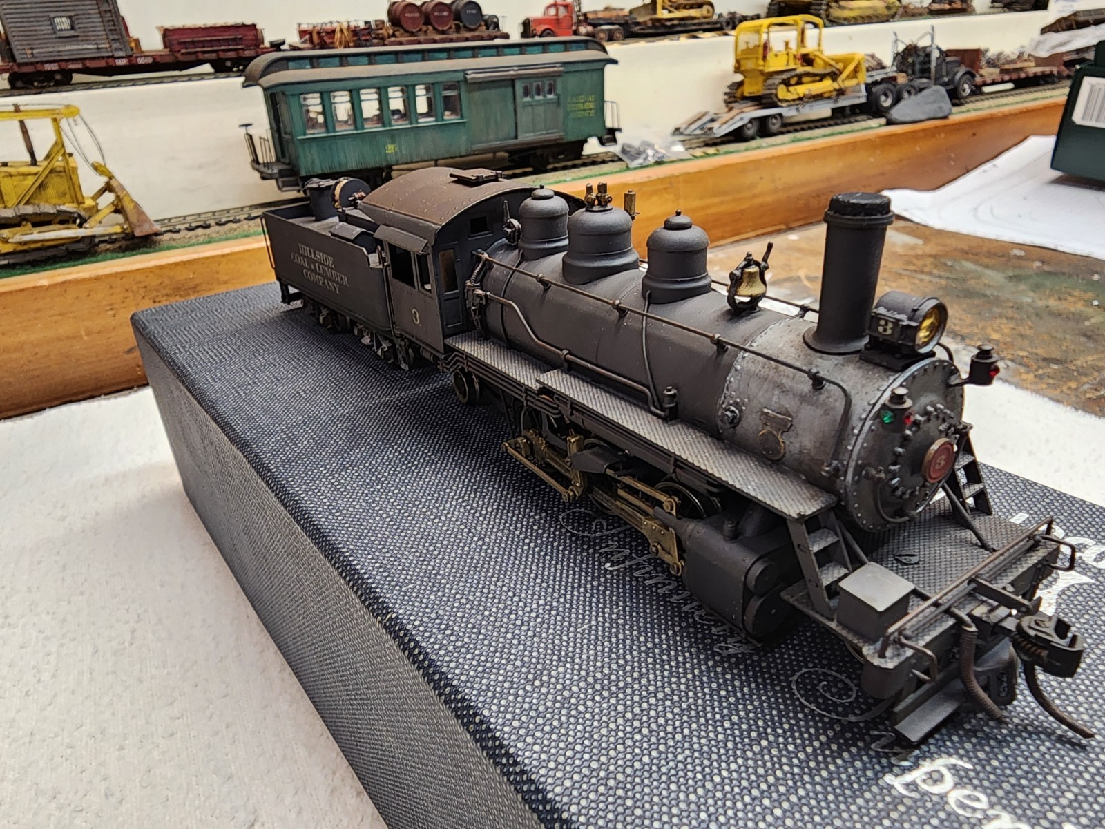 PFM 2-6-2 Baldwin steam Loco Brass Custom painted for your logging roster