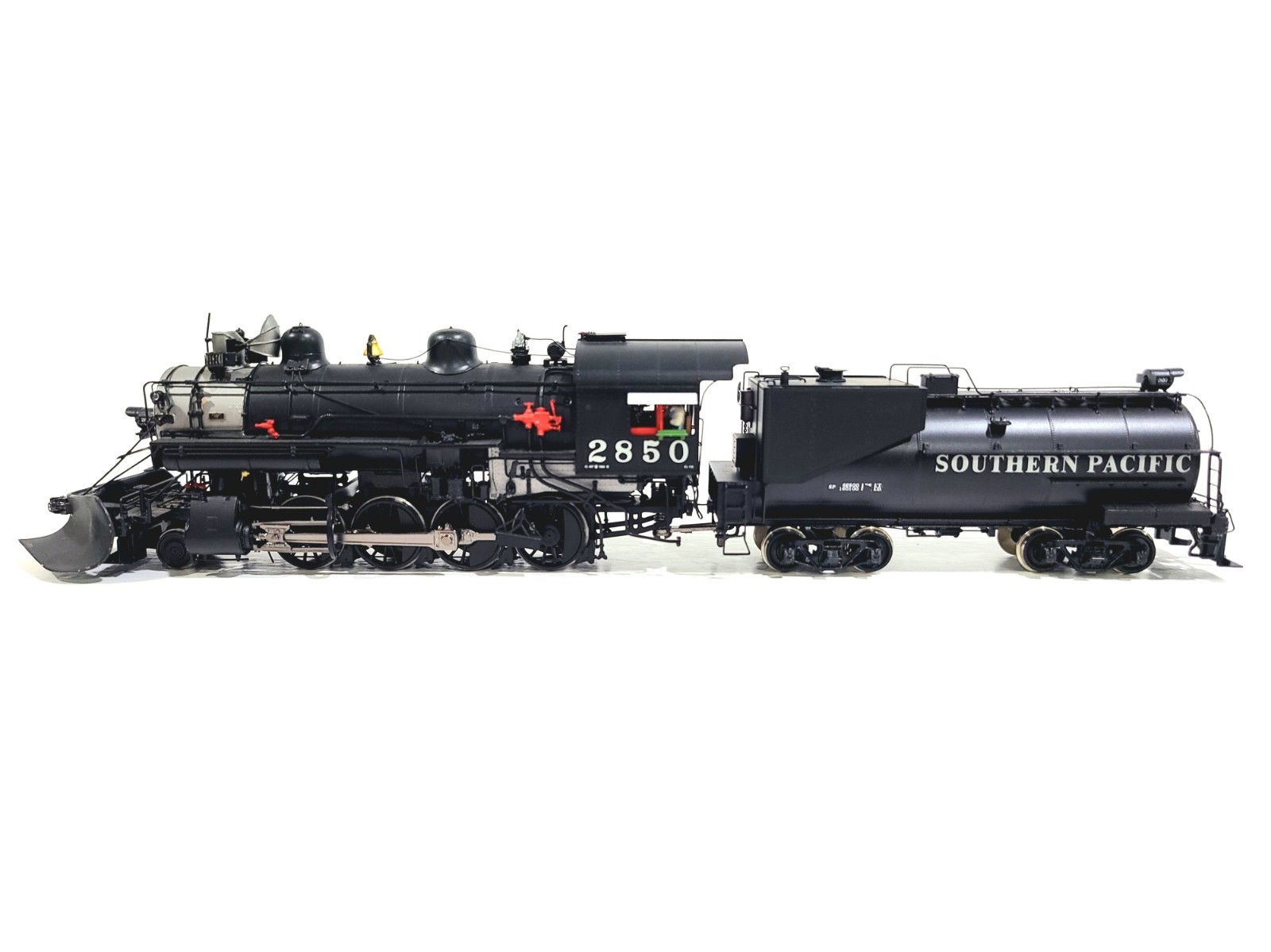Challenger CIL Boo-Rim SP C-10 2-8-0 Southern Pacific Plow 2850 HO Brass #2518.1