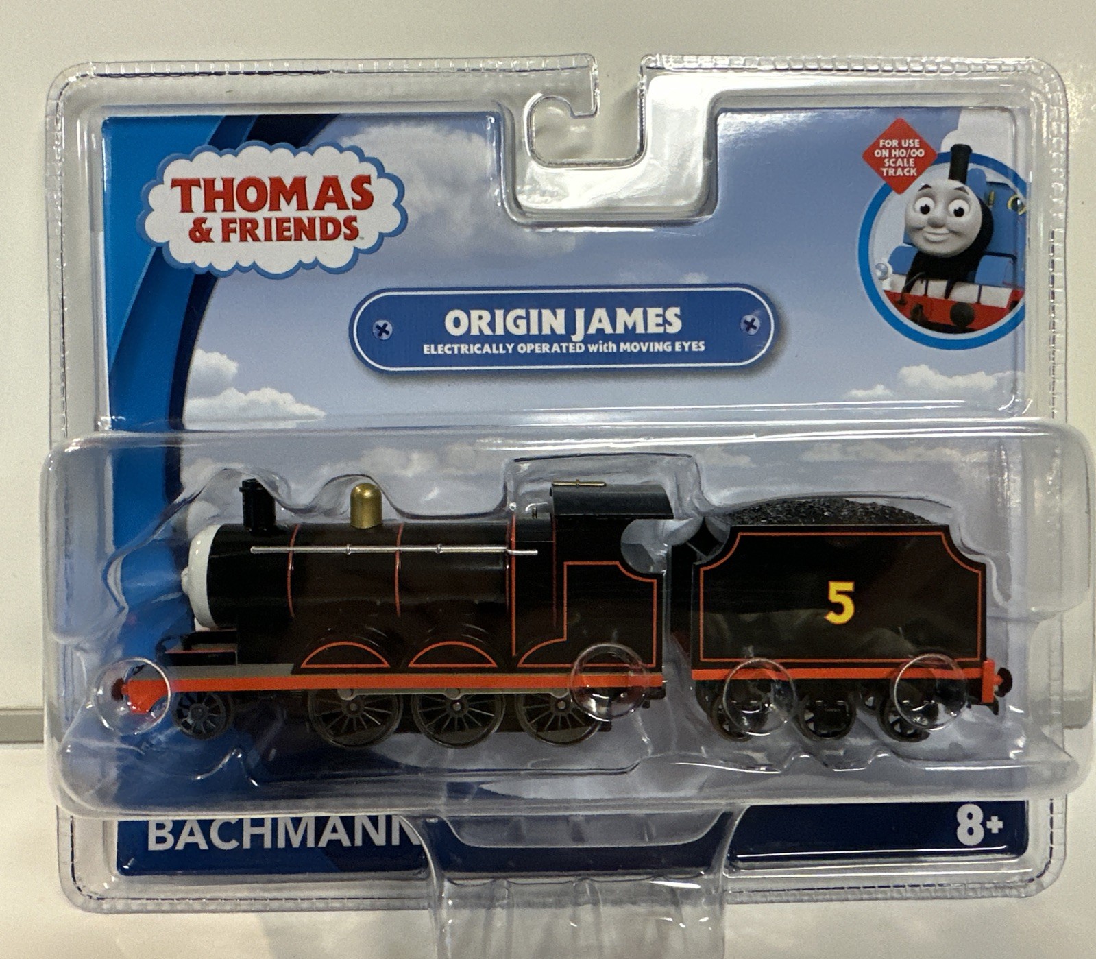 Bachmann HO Scale Thomas & Friends Origin James Engine W/ Moving Eyes #58822