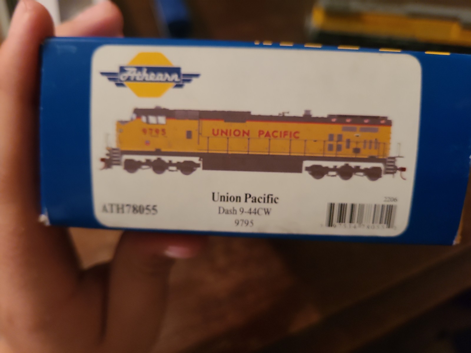 Athern HO Scale DCC+Sound UP 9-44CW With Lights And Knuckle Couplers