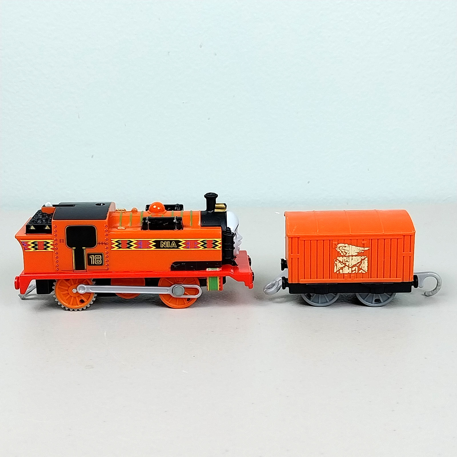 Thomas & Friends Trackmaster Nia Motorized Train with Mail Cargo Car 2013 Mattel