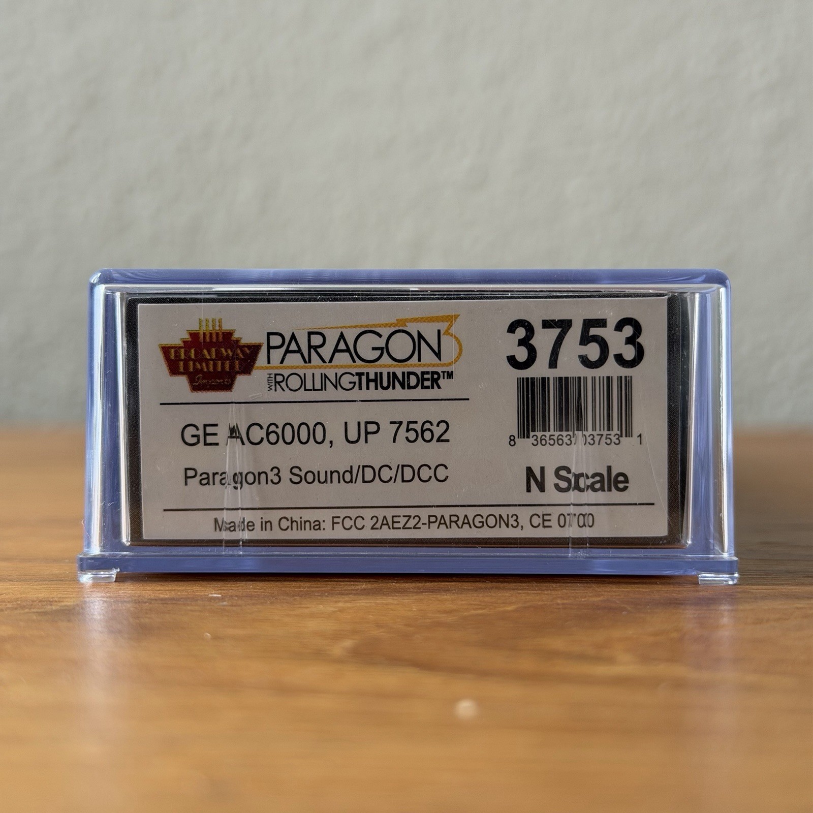 BLI Broadway Limited Paragon 3 N Scale GE AC6000 UP #7562 DC/DCC/SOUND