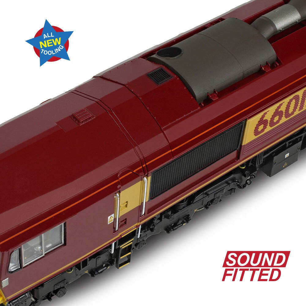 Bachmann 50-000SF OO Gauge Class 66/0 66015 EWS (Sound Fitted)