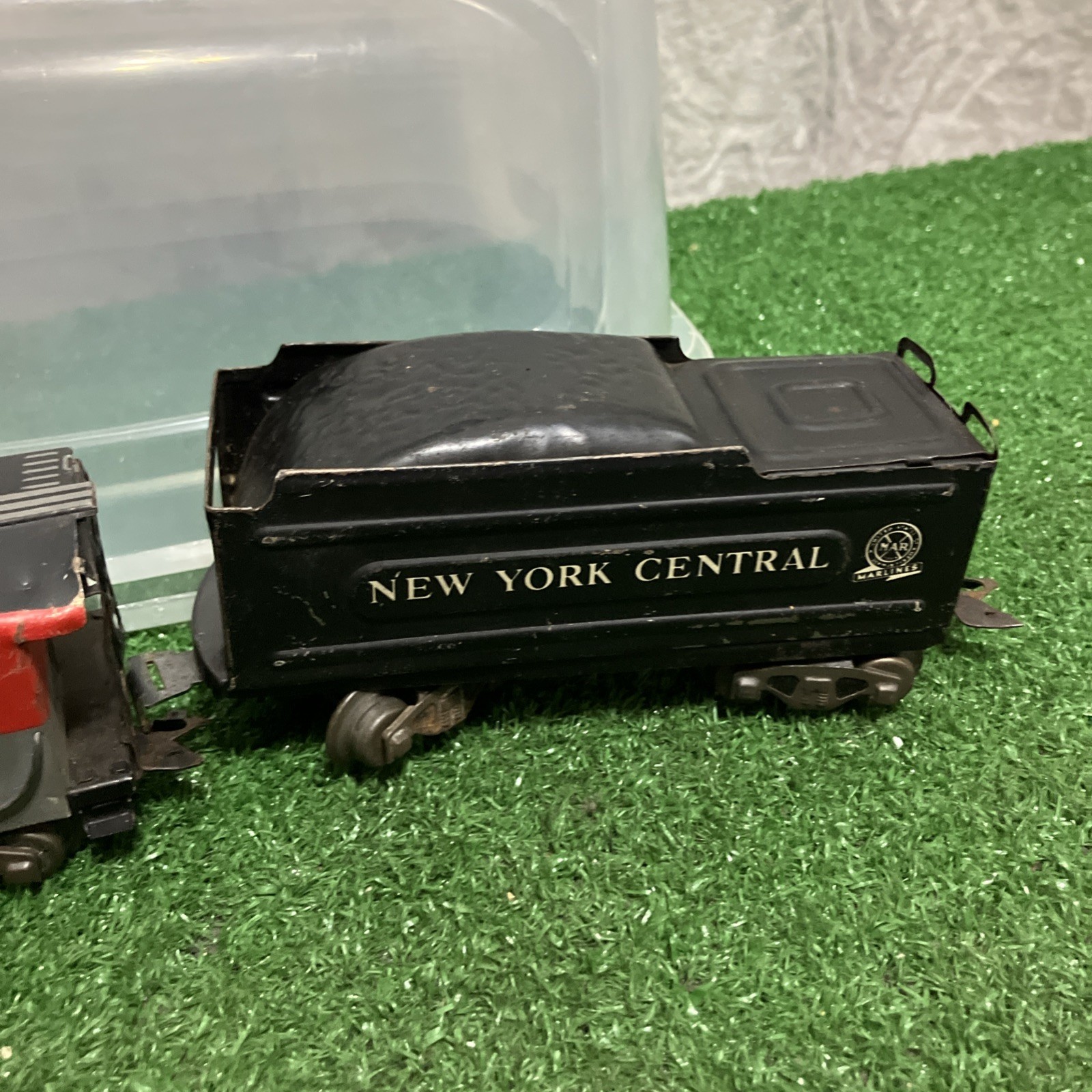 Marx 999 O Gauge 2-4-2 Steam Locomotive Tin Postwar Working Motor O27 Train C