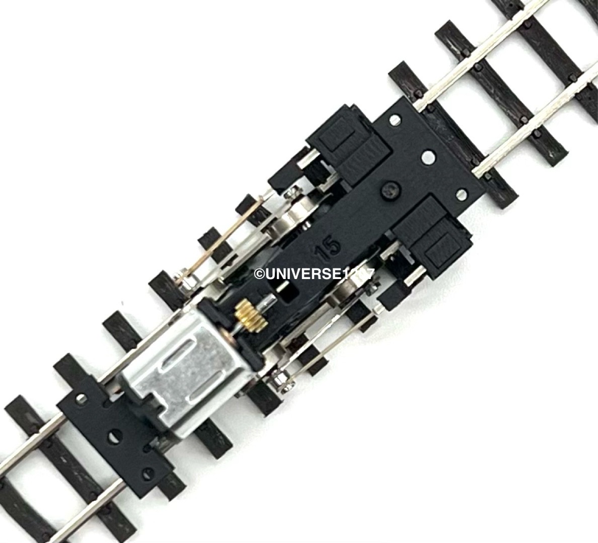 N/HOn30/HOe/009 0-4-0 Steam Locomotive Power Drive Chassis 15mm/7mm H0e Engine