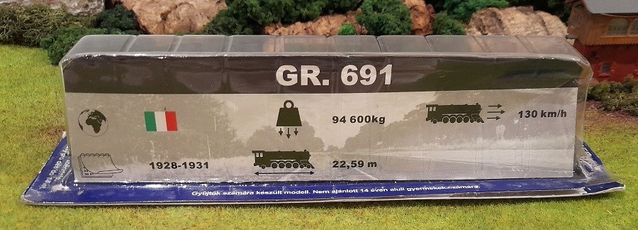 * N Scale * Amercom * FS 1928 GR. 691 4-6-2 Steam Locomotive * Italy *