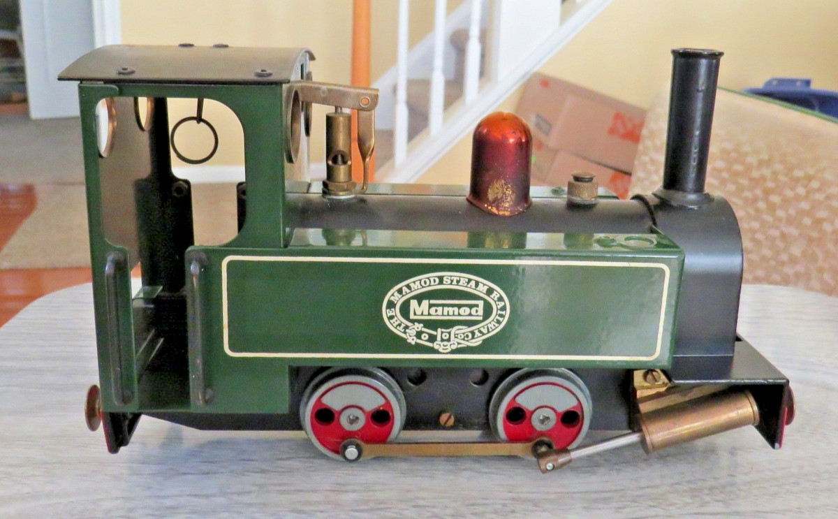 Mamod Steam Railway SL1 Narrow Gauge Train Set Green Loco 4 Wagons Track England