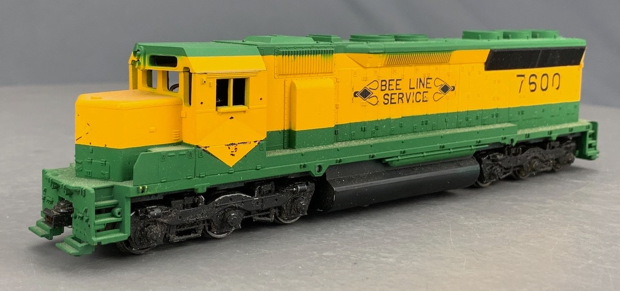 HO Athearn Custom SD45 Diesel Locomotive Reading Bee Line #4600 w/KDs HO8530