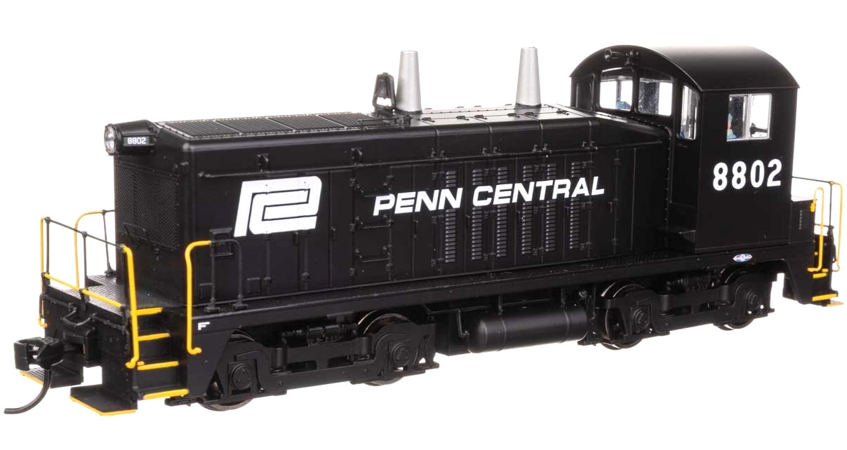 Walthers HO Scale ~ EMD NW2 Phase V ~ Penn Central #8802 ~ DC Version ~910-10632