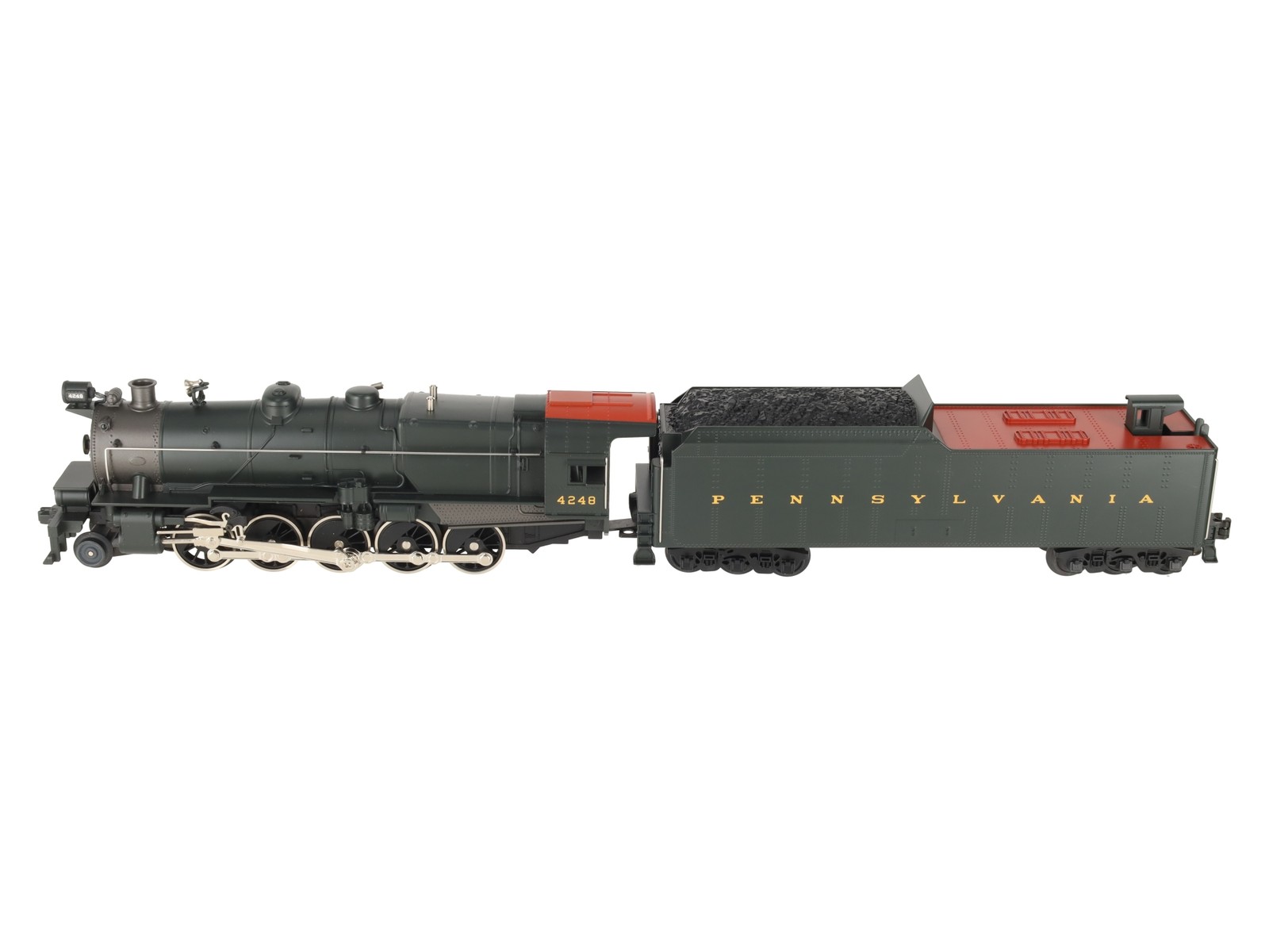 MTH 30-1176-0 O Pennsylvania 2-10-0 Decapod Steam Engine & Tender #4248 EX/Box