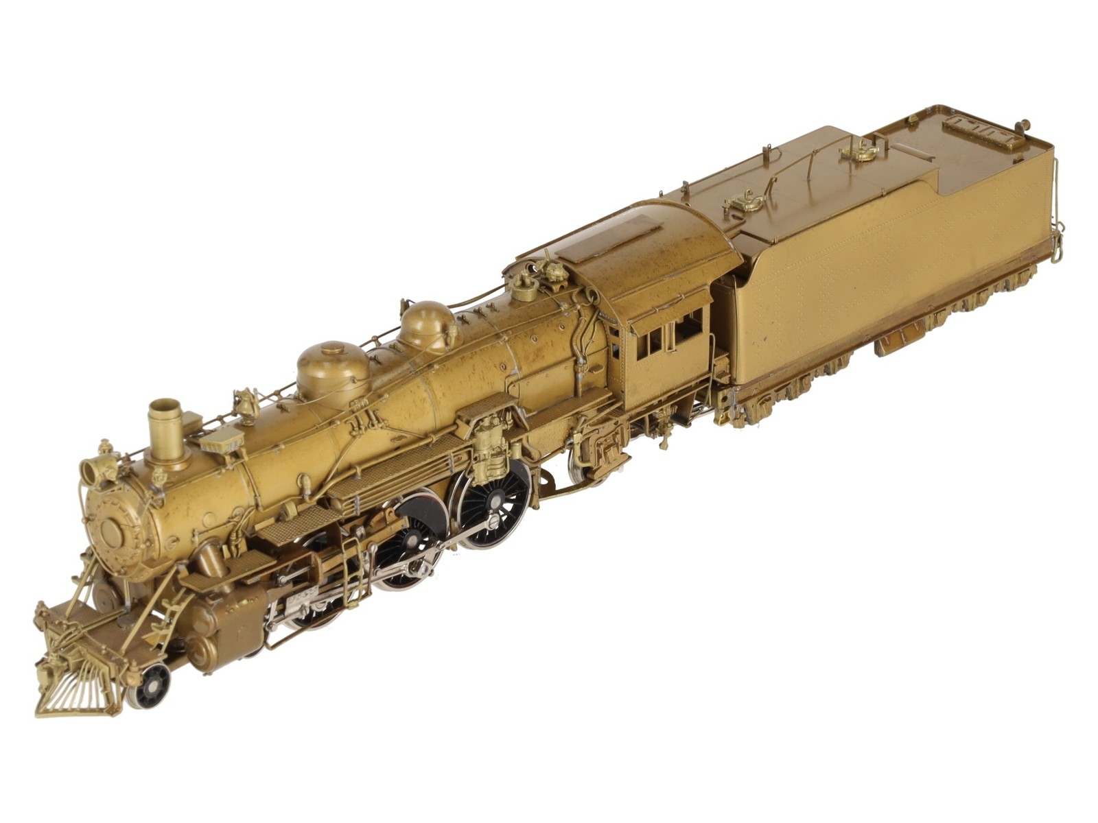 Hallmark Models 1369/1376 HO ATSF 4-6-2 Steam Locomotive & Tender -Unpainted EX