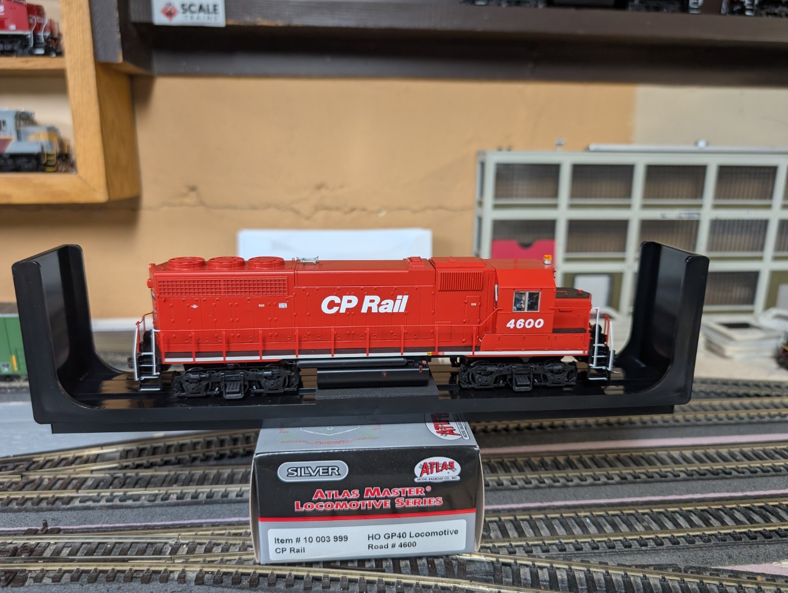 ND ATLAS SILVER SERIES CP RAIL CANADIAN PACIFIC GP40 #4600 – 10-003-399 ANALOG