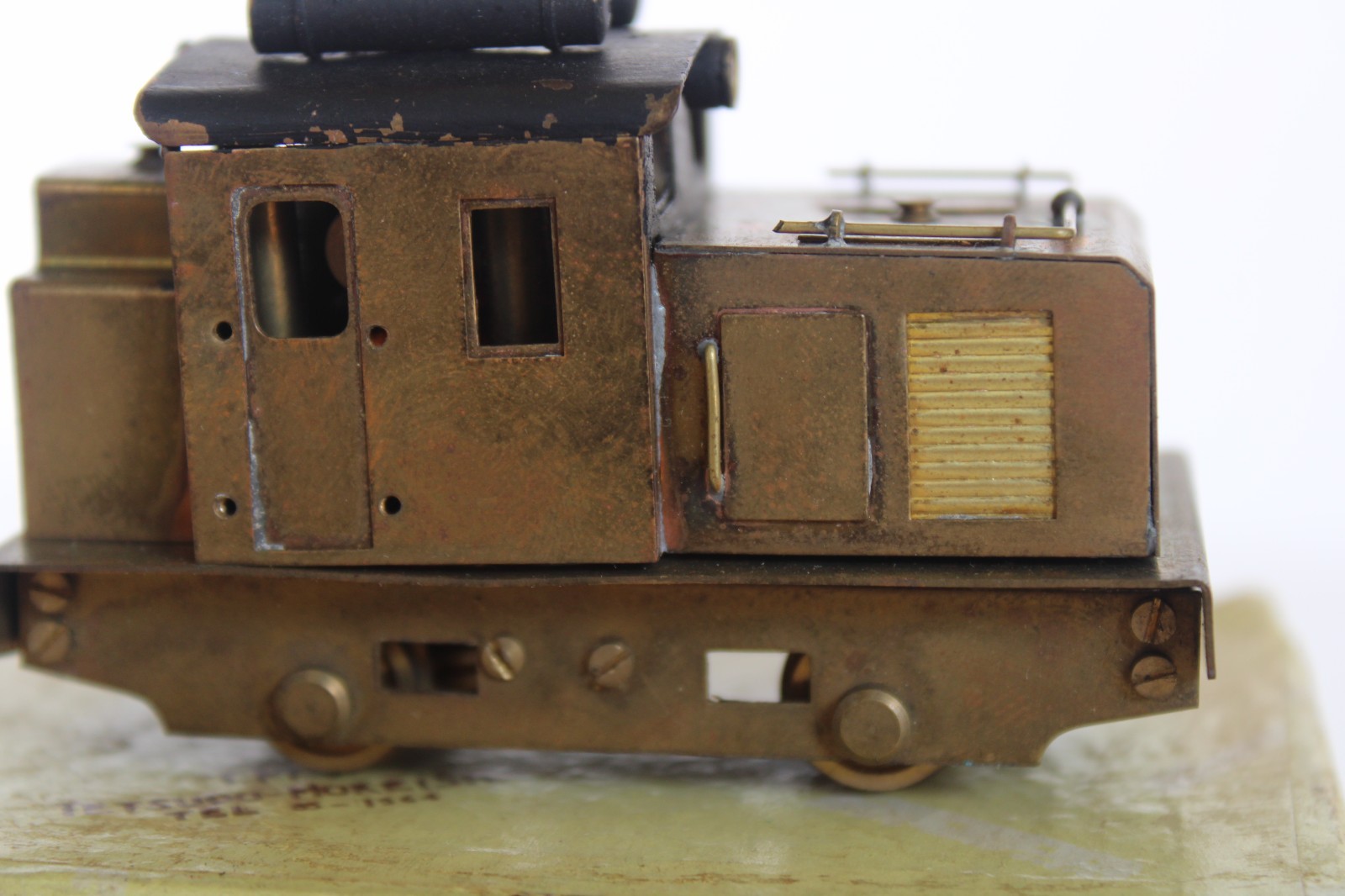 Vintage HO Brass Tetsudo Mokeisha Diesel Critter Industrial Switcher w/ Box